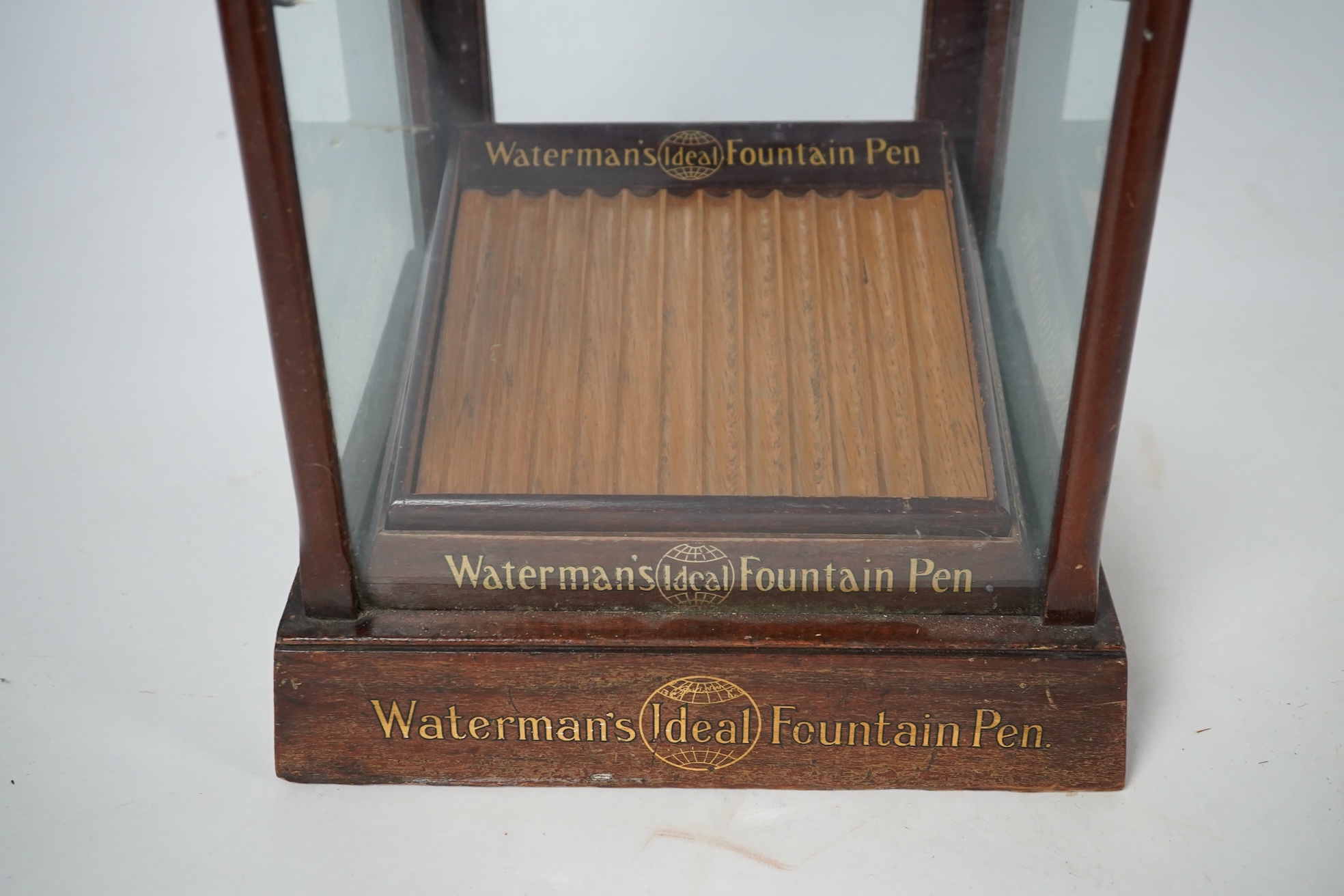 A Watermans ideal fountain pen retailer’s cabinet 41cm high x 27cm wide